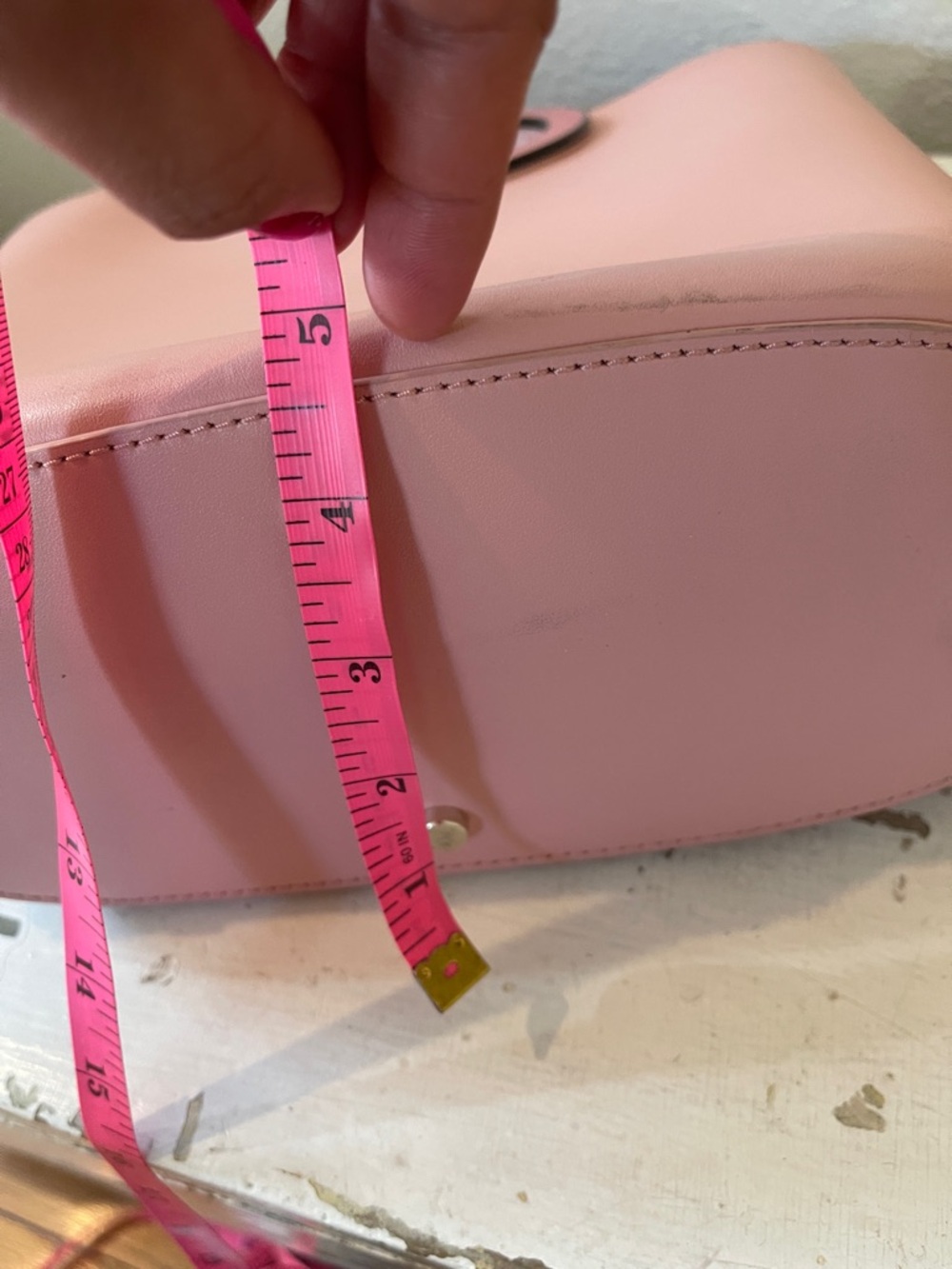 kate spade Pink and Tan Tote with Circular Top Handles - Picture 10 of 13